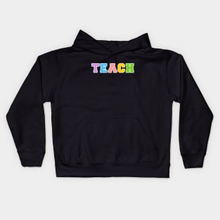 TEACH Rainbow Kids Hoodie
